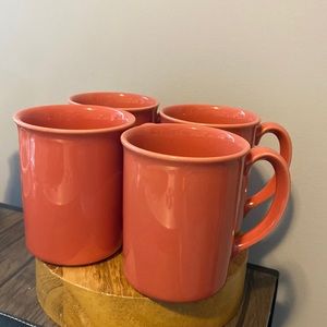 Four vintage Corning mugs